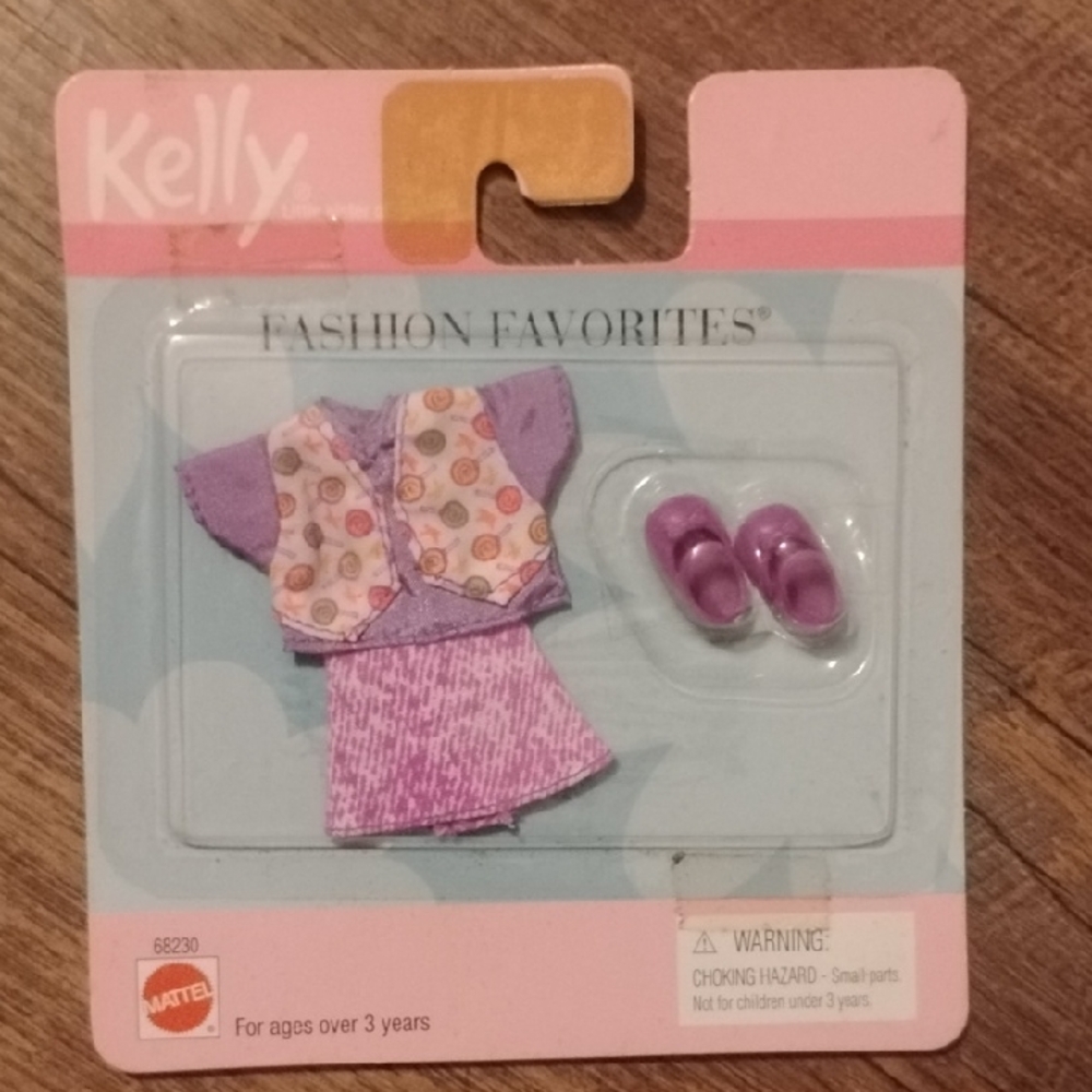Mattel Kelly Purple Two-Piece Outfit with Purple Shoes